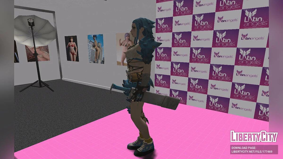 Гиа из Fortnite / GTA San Andreas