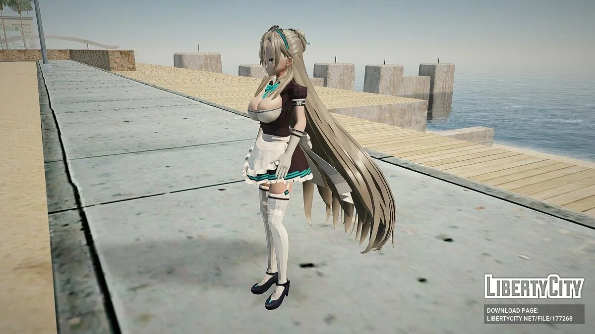 Ichinose Asuna из Blue Archive / GTA San Andreas