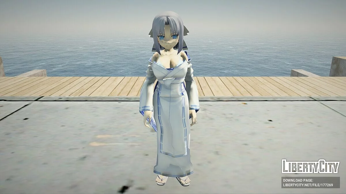 Юми из Senran Kagura / GTA San Andreas