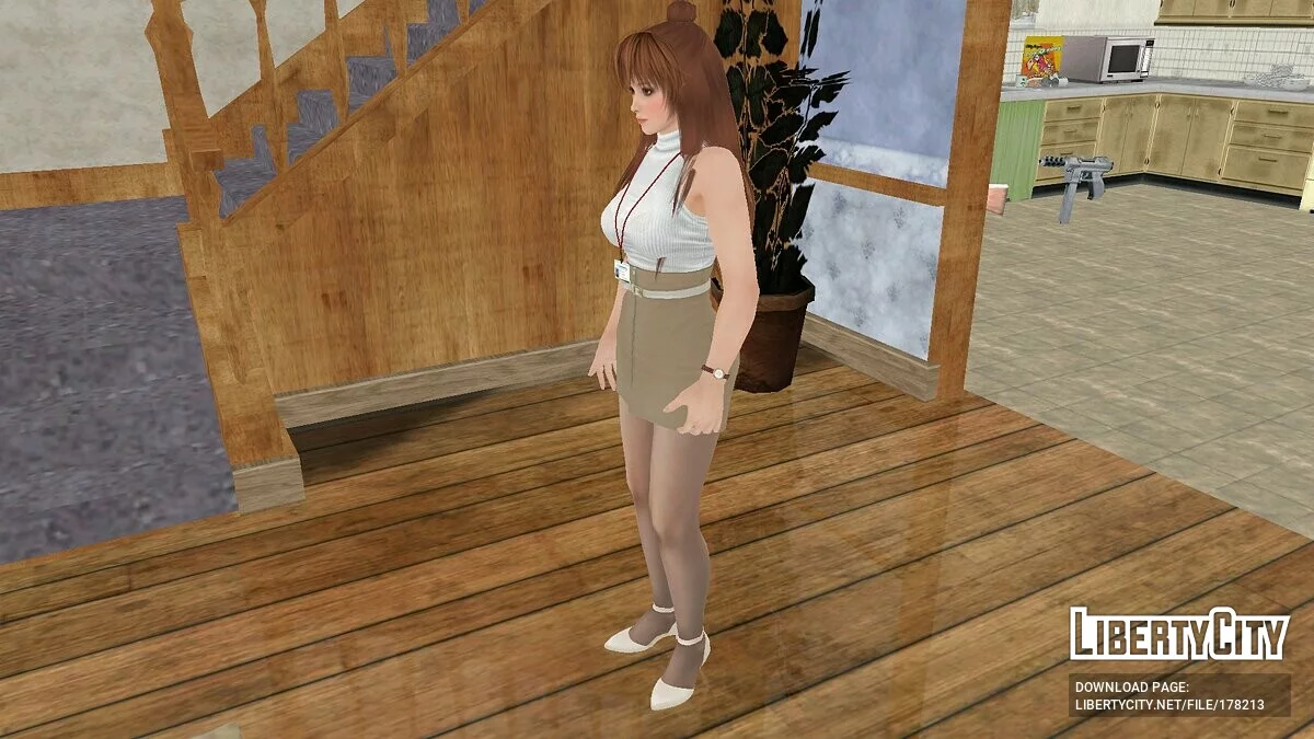 Касуми в офисной одежде / GTA San Andreas