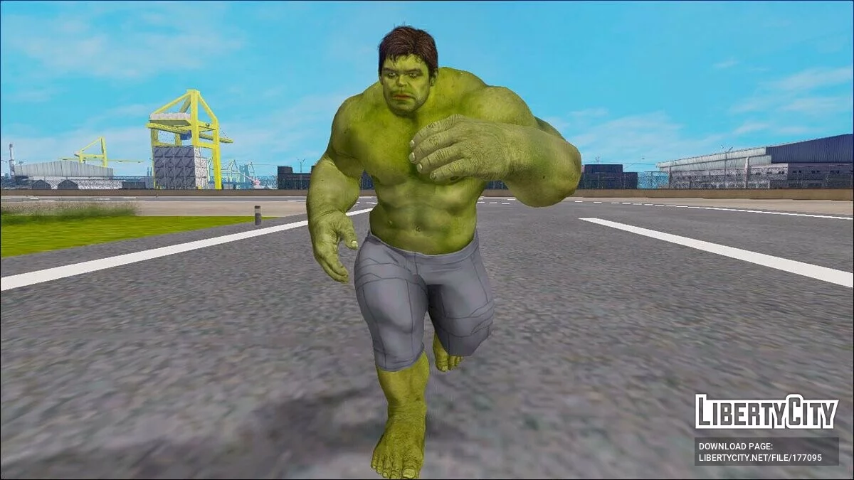 Халк из Мстители Марвел / GTA San Andreas