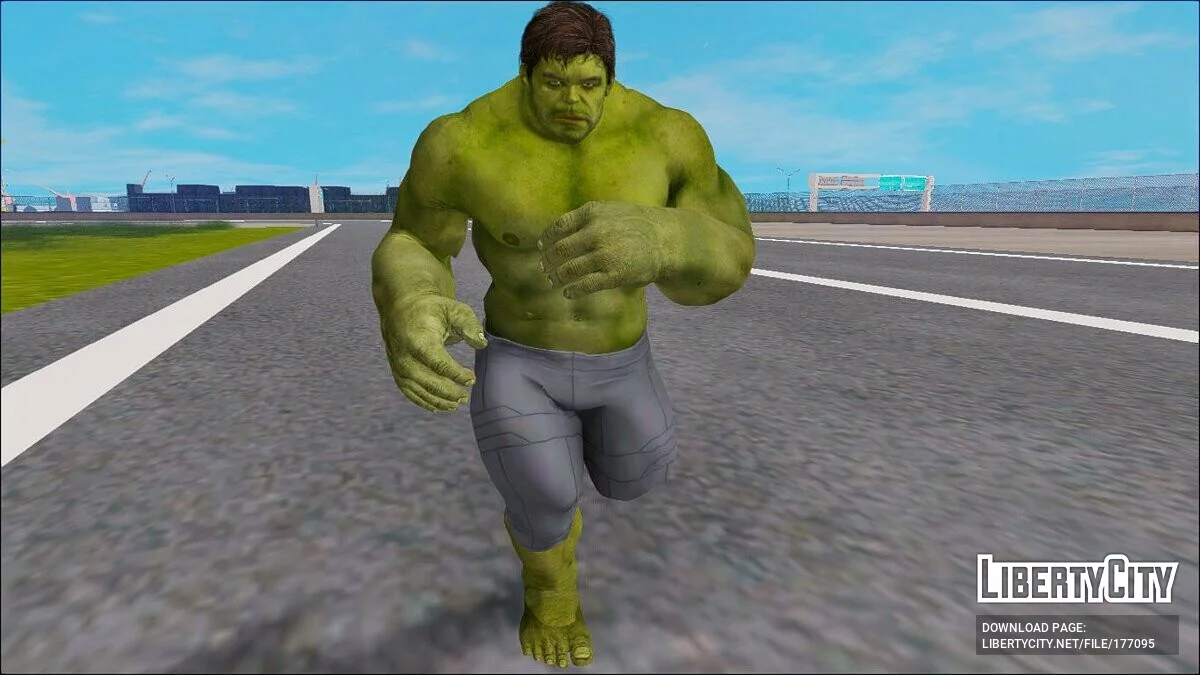 Халк из Мстители Марвел / GTA San Andreas