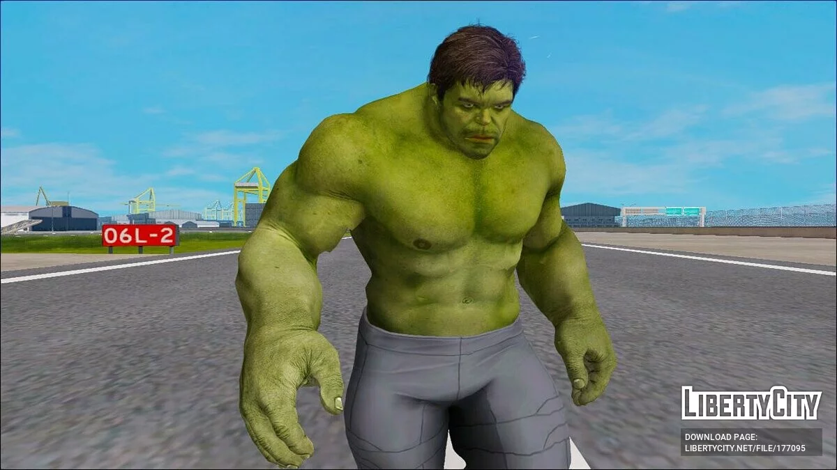 Халк из Мстители Марвел / GTA San Andreas