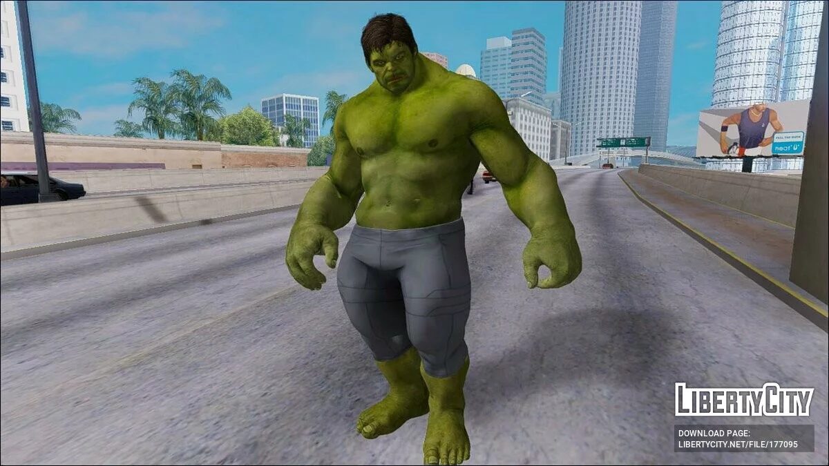 Халк из Мстители Марвел / GTA San Andreas