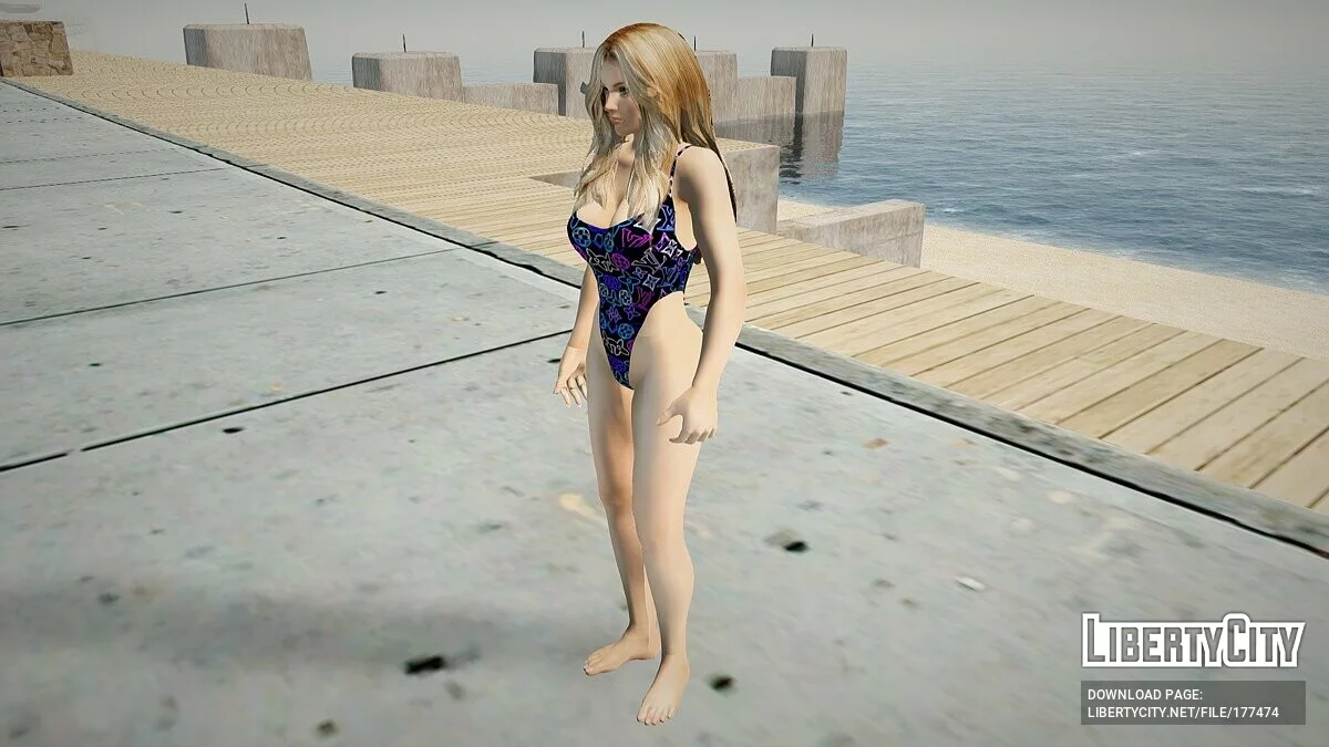 Хелена Дуглас в купальнике / GTA San Andreas