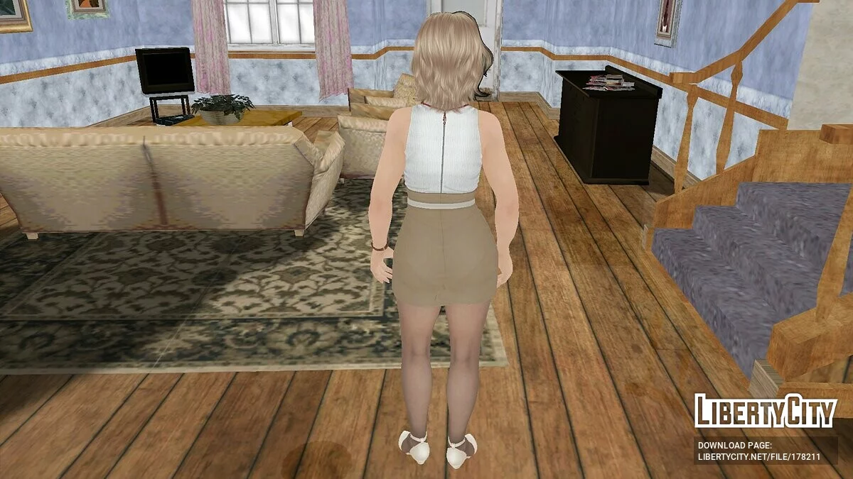 Хелена Дуглас в офисной одежде / GTA San Andreas