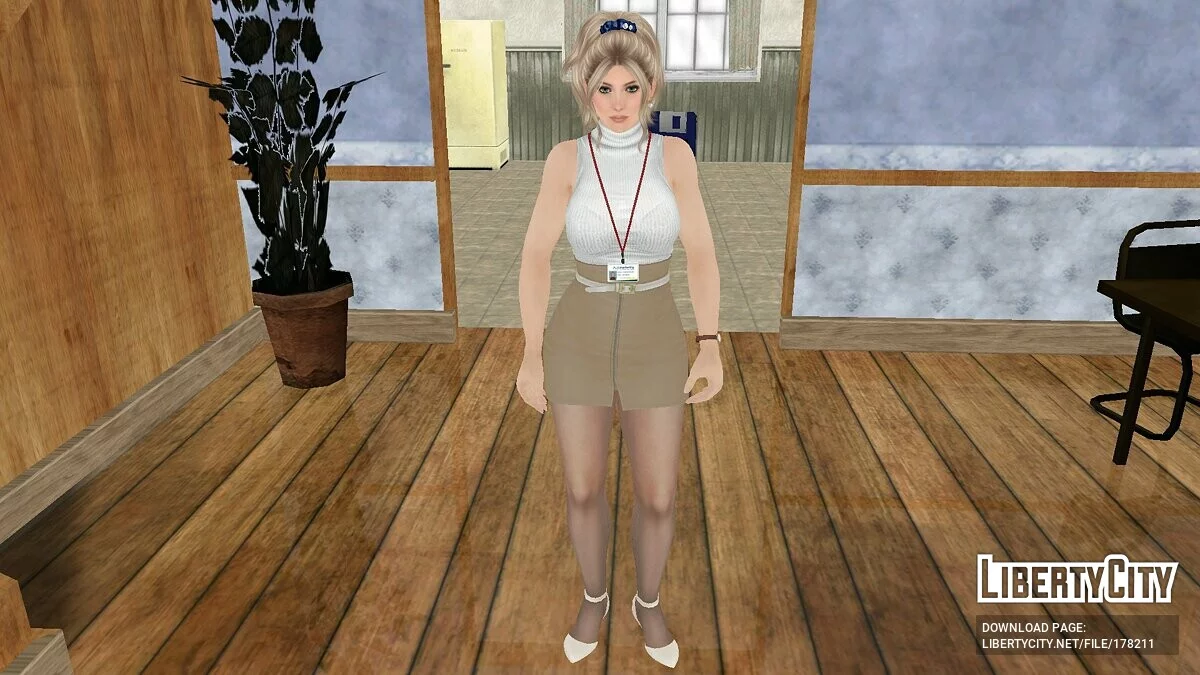 Хелена Дуглас в офисной одежде / GTA San Andreas