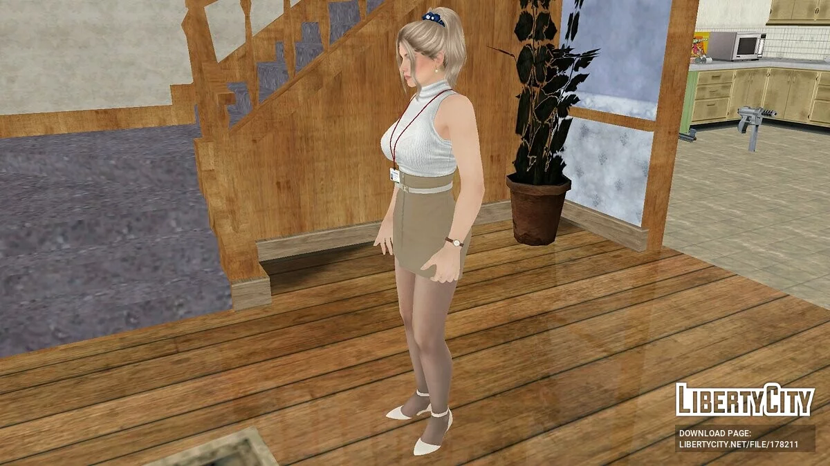 Хелена Дуглас в офисной одежде / GTA San Andreas