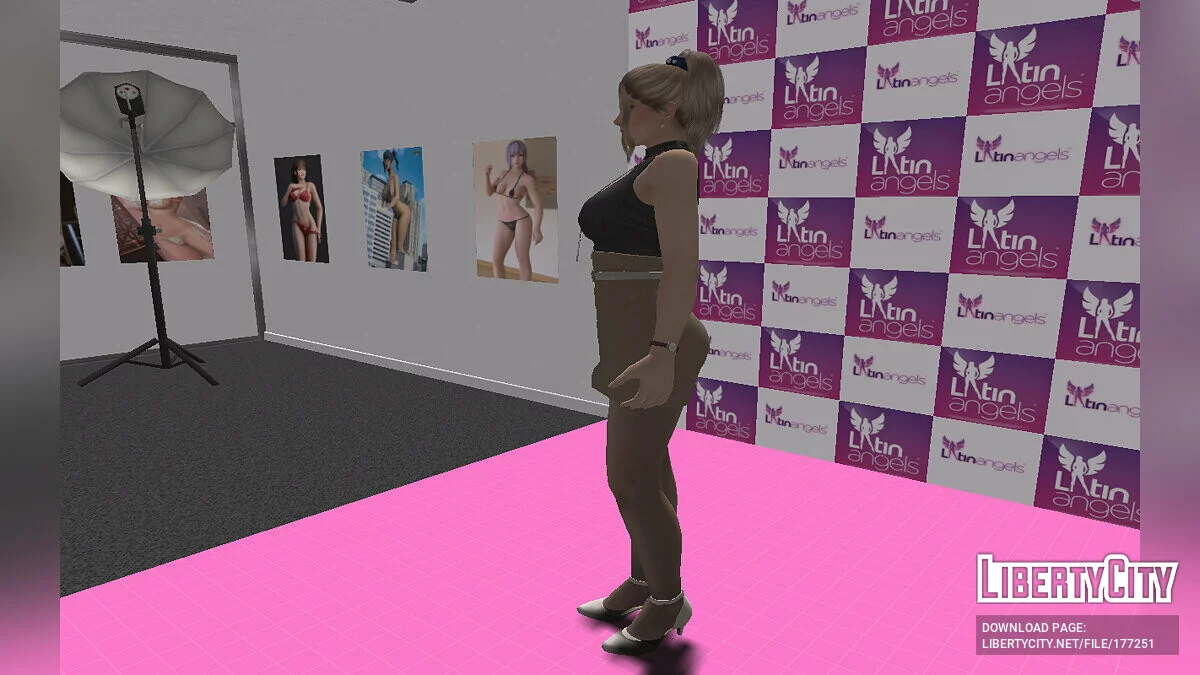 Хелена Дуглас в офисном наряде / GTA San Andreas