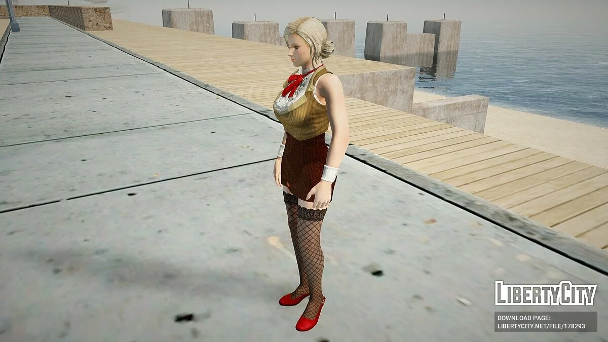 Хелена Дуглас в школьной форме / GTA San Andreas