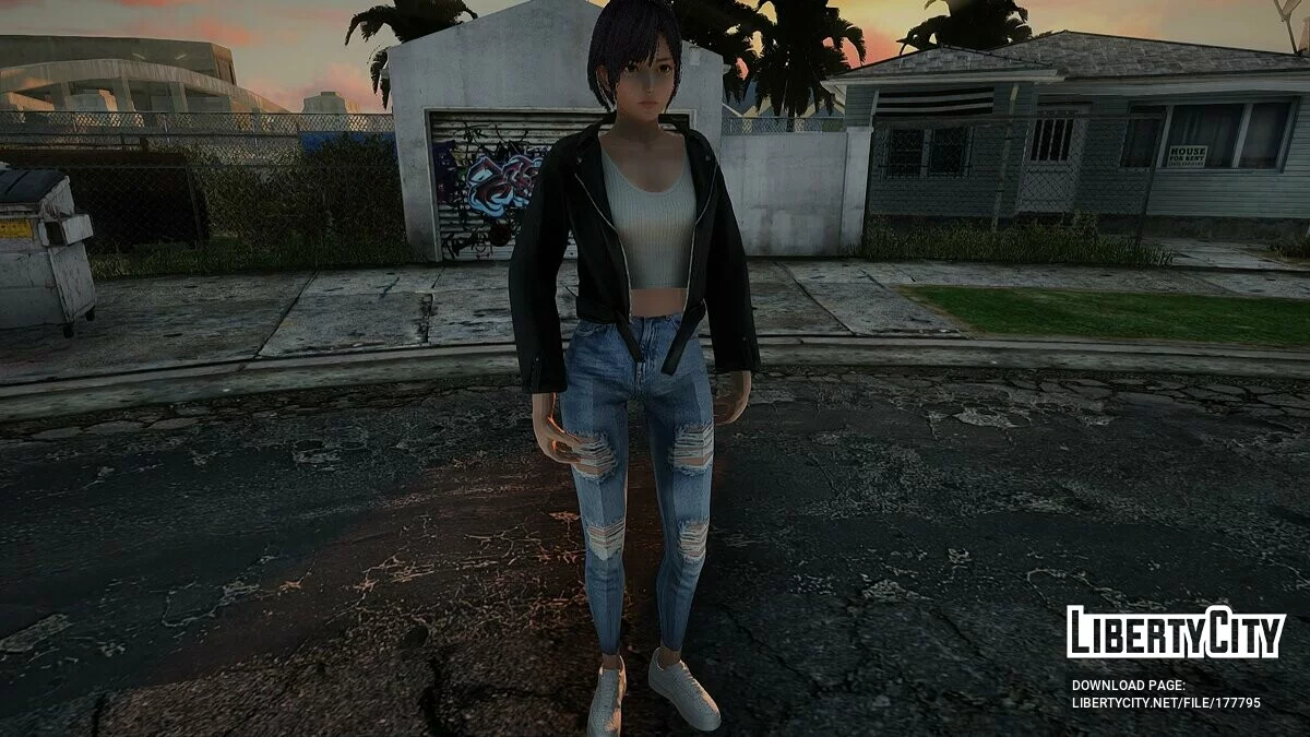 Нагиса - костюм №1 / GTA San Andreas