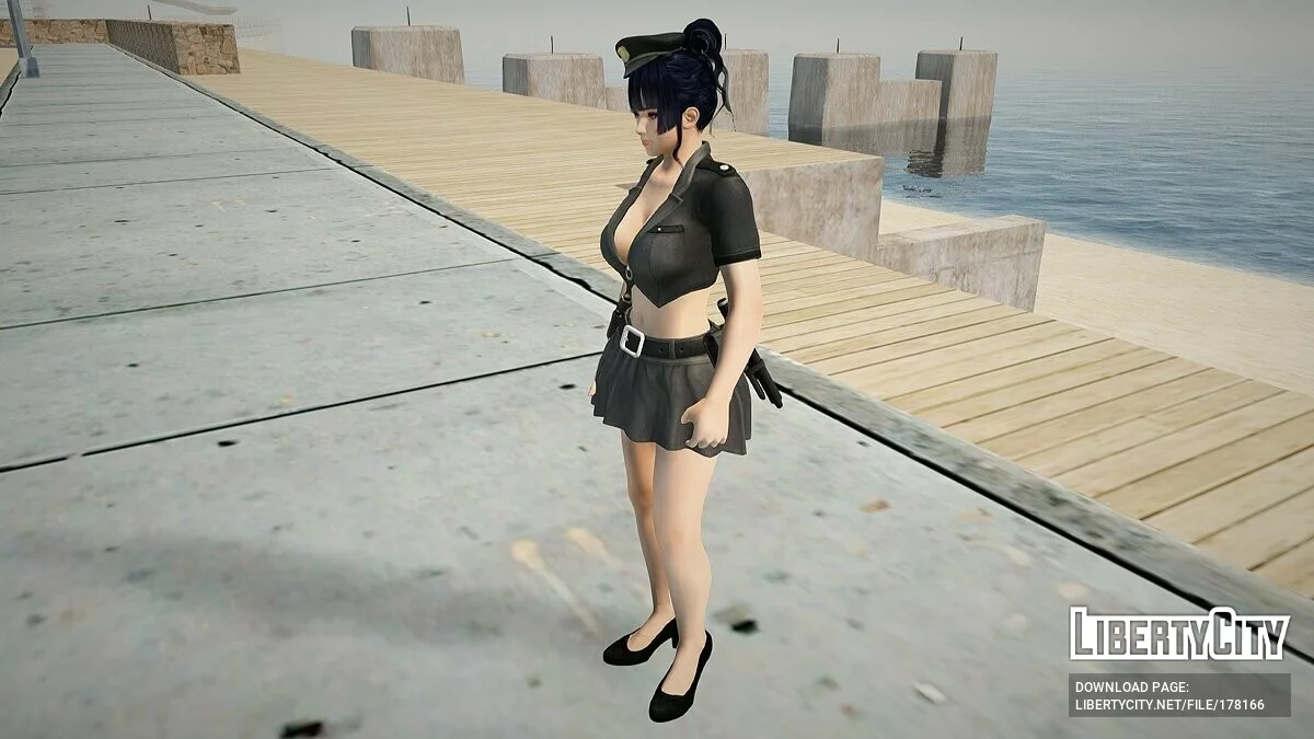 Ниотенгу в костюме полицейского / GTA San Andreas