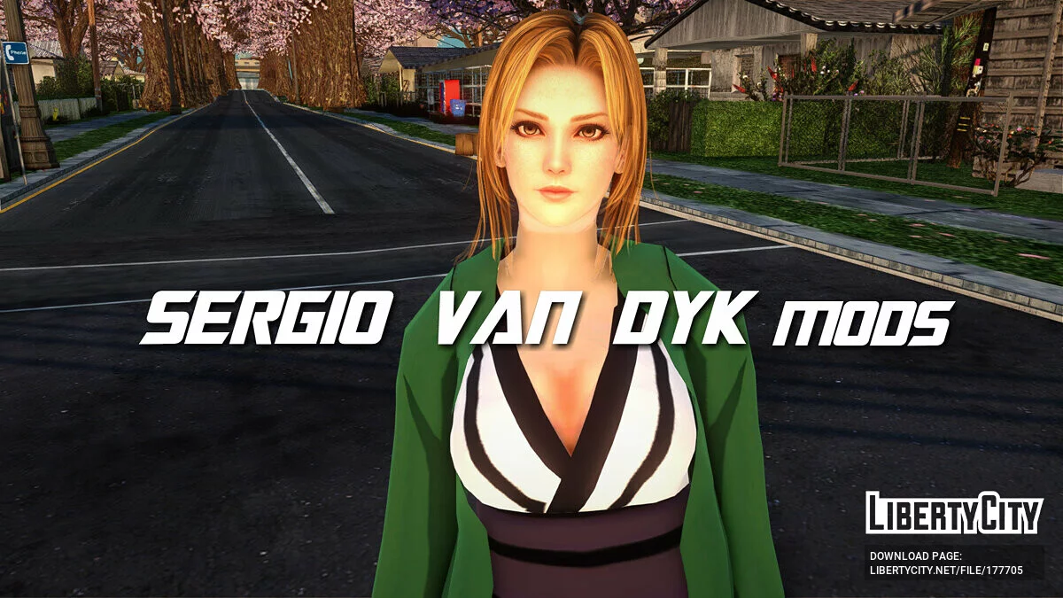 Тина Армстронг в костюме Цунаде / GTA San Andreas