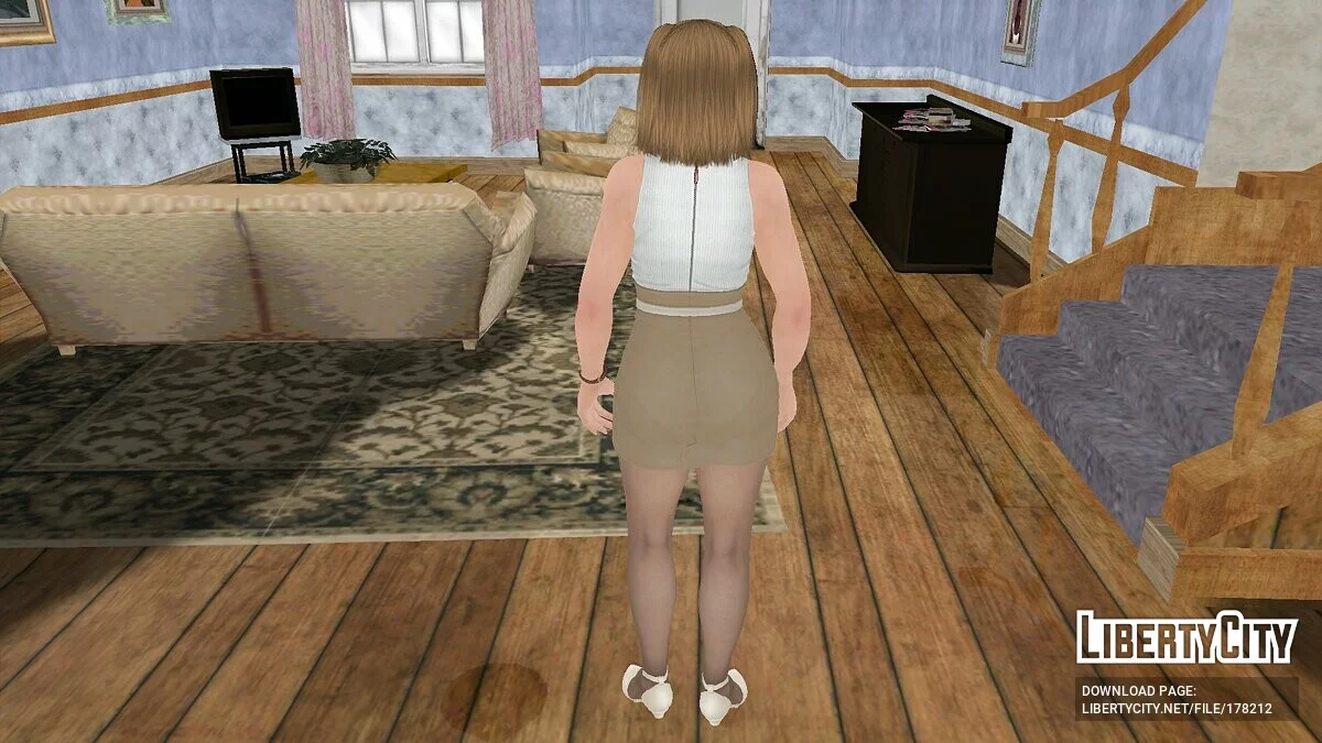 Тина Армстронг в офисной одежде / GTA San Andreas
