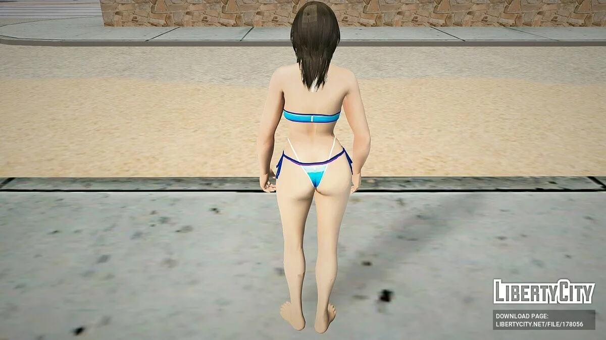 Yuri Kosukata в бикини / GTA San Andreas