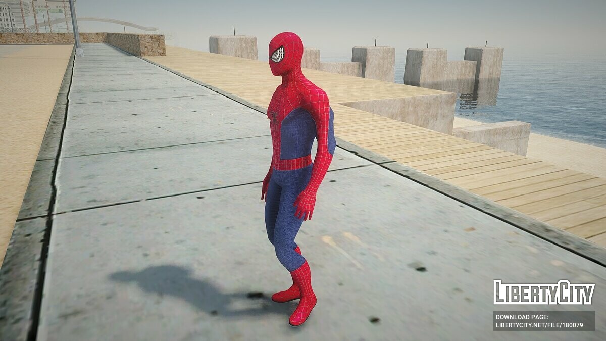 Скачать Человек-паук из The Amazing Spider-Man 2 для GTA San Andreas