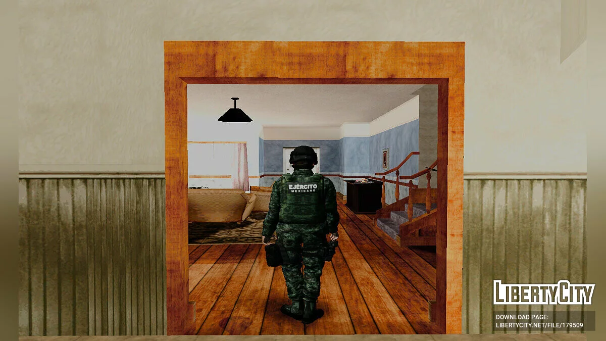 Elemento Del Ejercito Mexicano v3 / GTA San Andreas