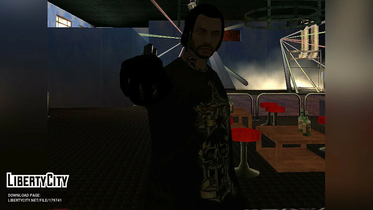 Парень в тёмной одежде из GTA Online / GTA San Andreas