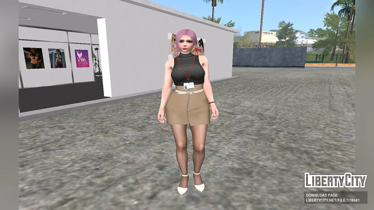 Элис в офисной одежде / GTA San Andreas