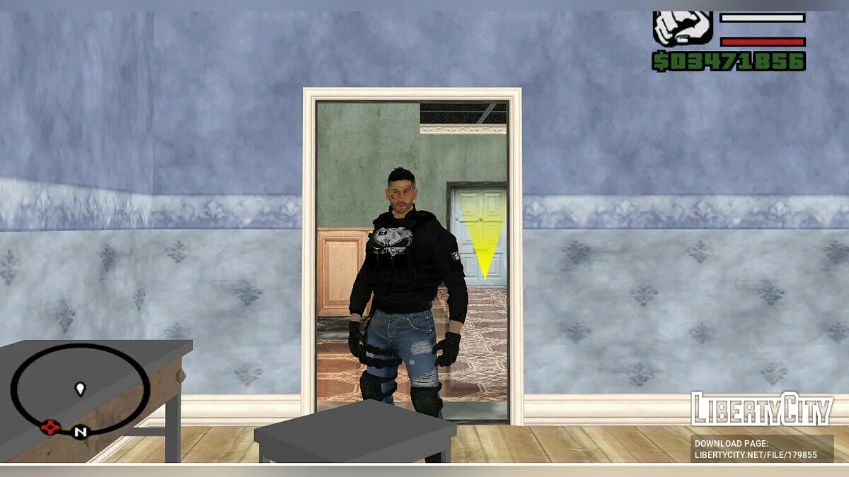 Каратель в униформе мексиканского спецназа / GTA San Andreas
