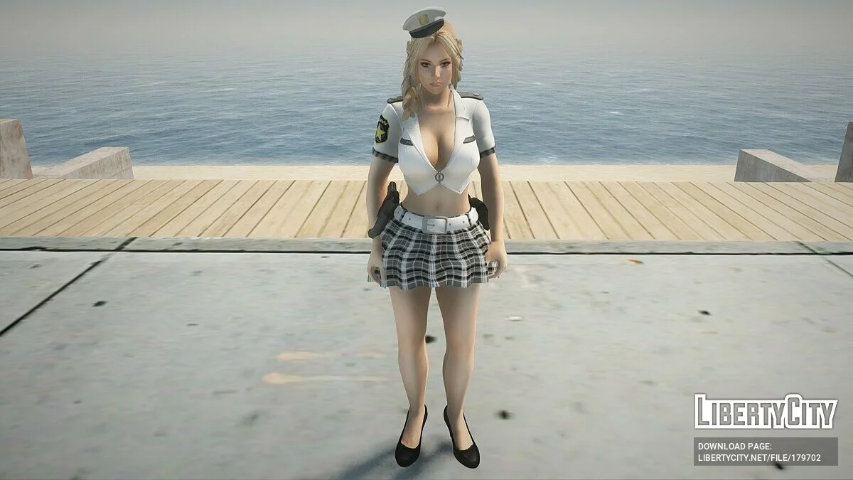 Хелена Дуглас в костюме полицейского / GTA San Andreas