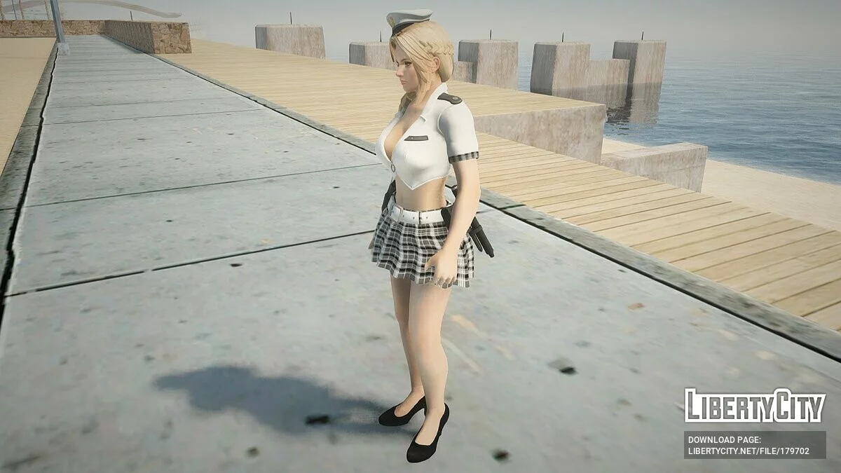 Хелена Дуглас в костюме полицейского / GTA San Andreas