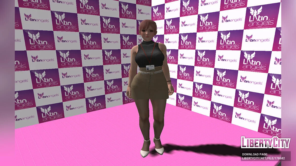 Хонока в офисной одежде / GTA San Andreas