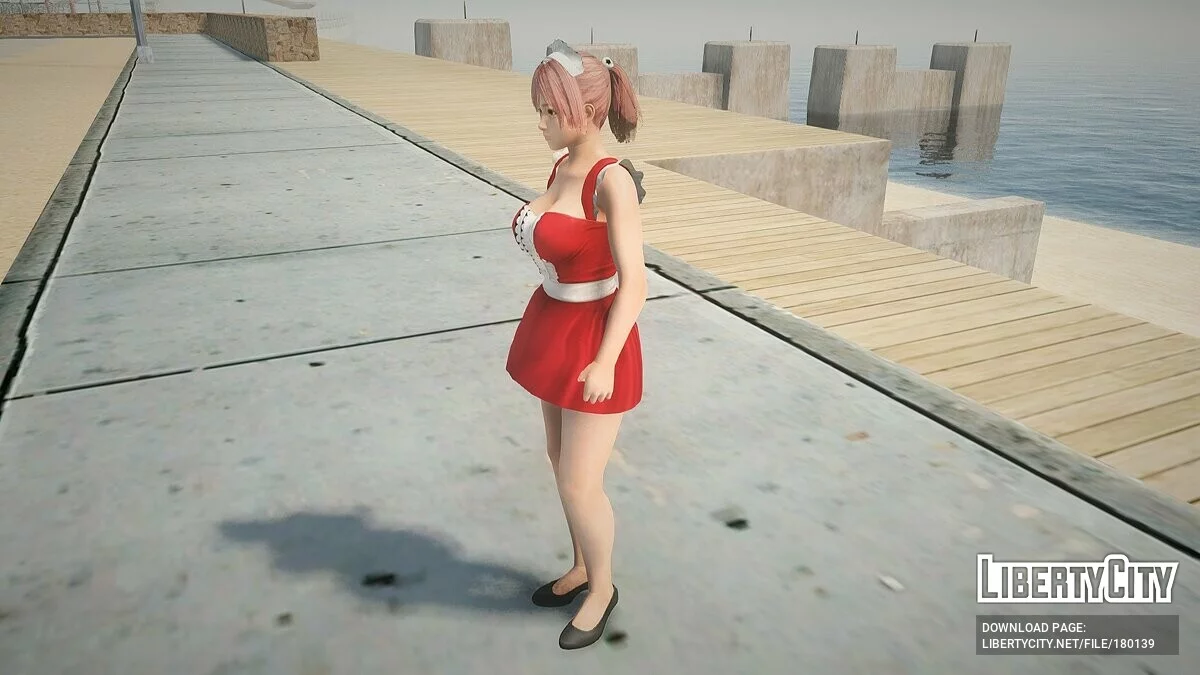 Хонока в униформе горничной / GTA San Andreas