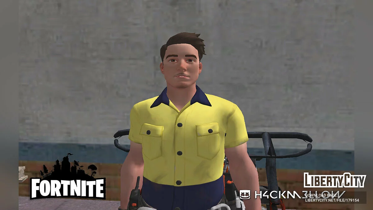 Lazarbeam из Fortnite / GTA San Andreas