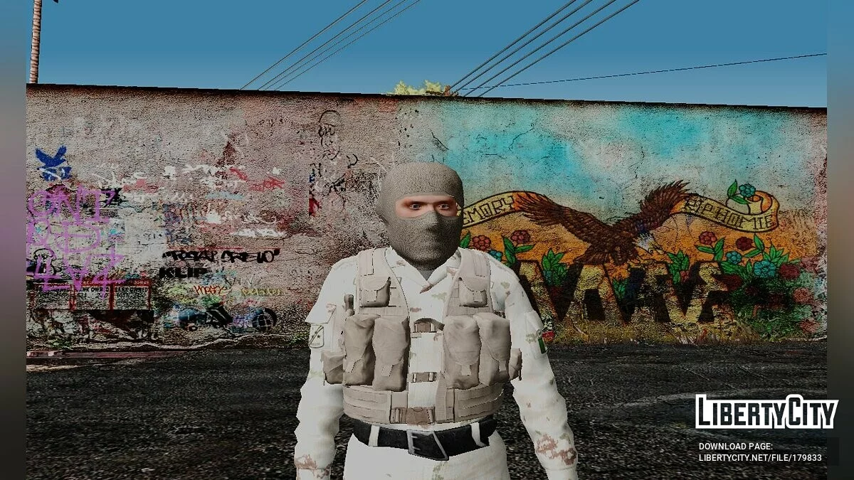 Мексиканские солдаты (Пустынный камуфляж) / GTA San Andreas