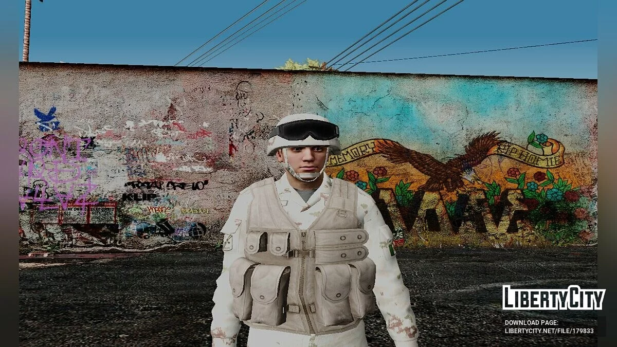 Мексиканские солдаты (Пустынный камуфляж) / GTA San Andreas