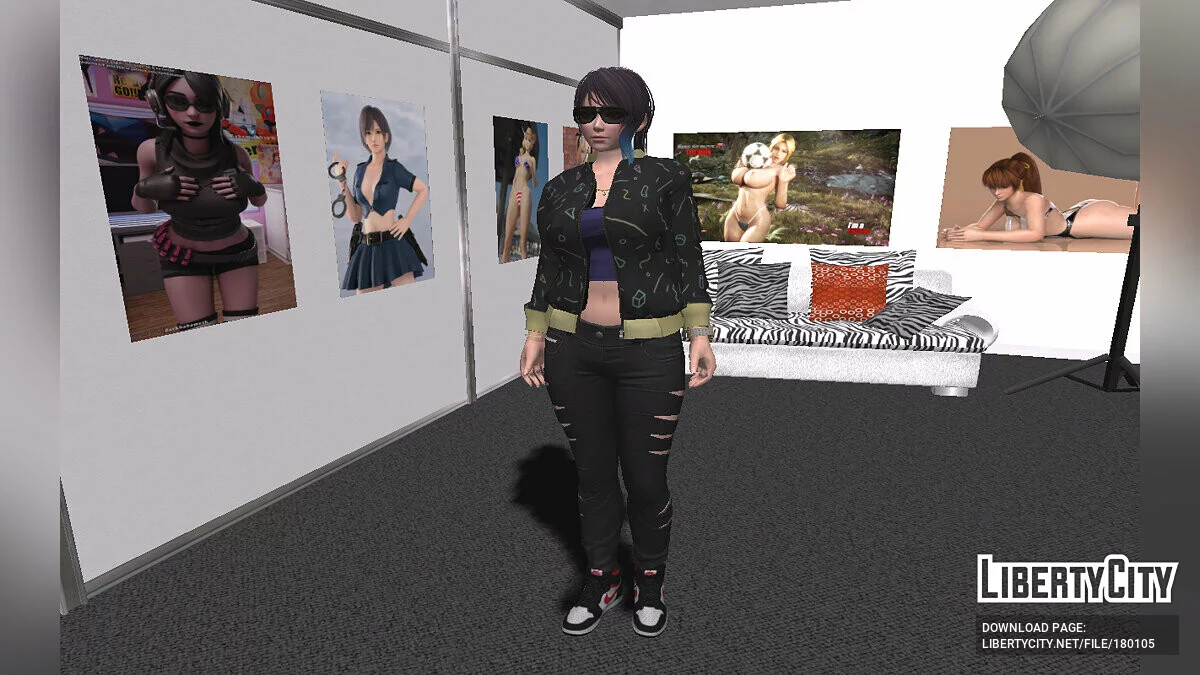Шенди - FC V2 Bomber Jacket / GTA San Andreas