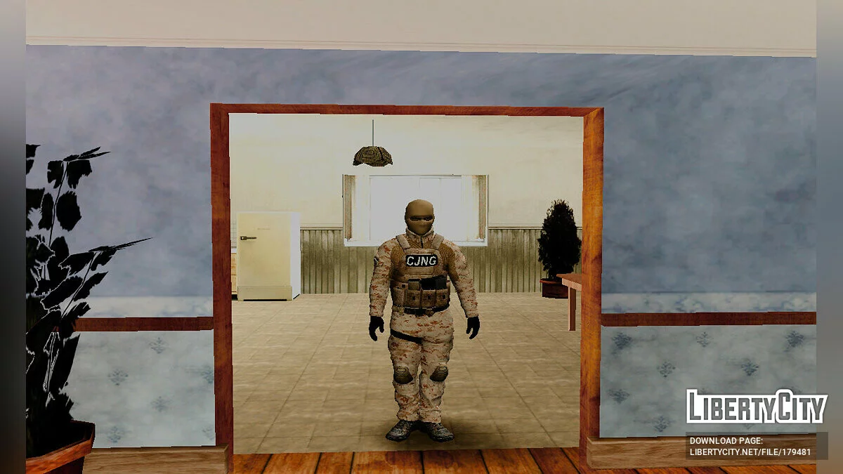 Солдат (Desert) из Картеля Нового поколения Халиско / GTA San Andreas