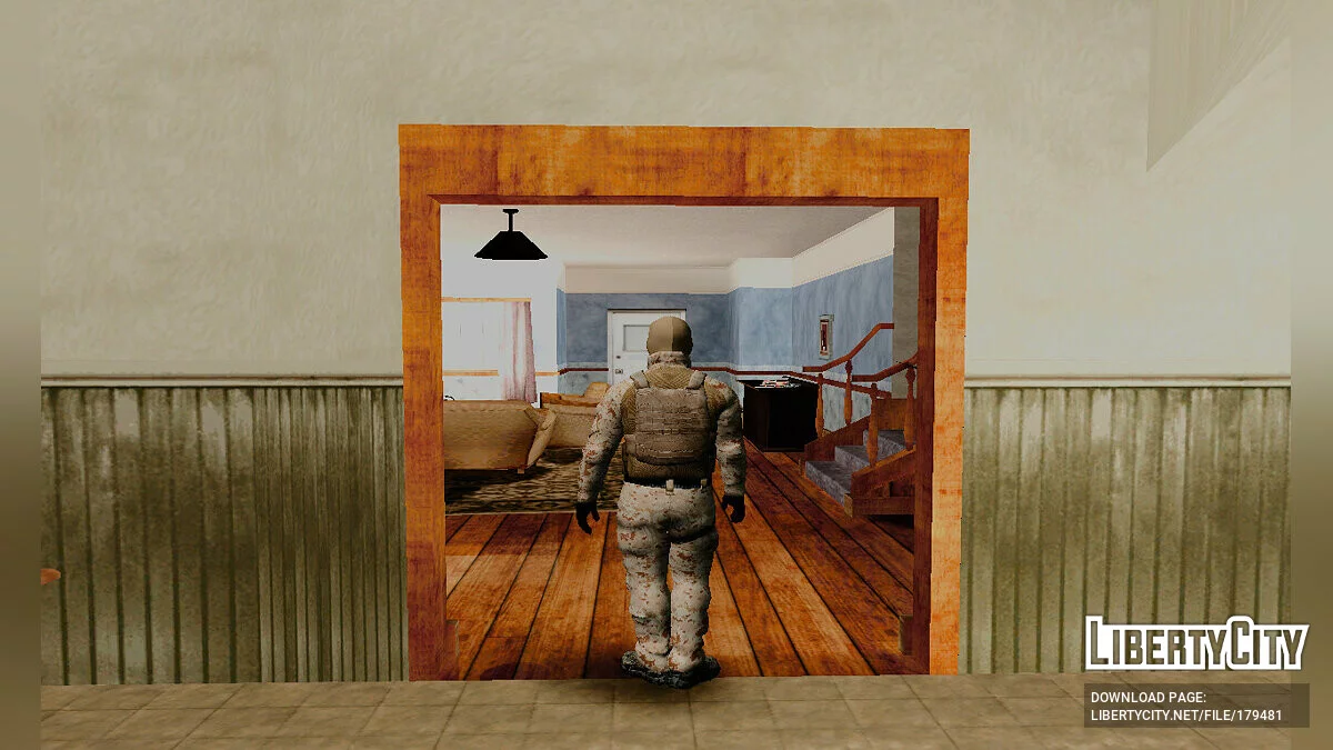 Солдат (Desert) из Картеля Нового поколения Халиско / GTA San Andreas