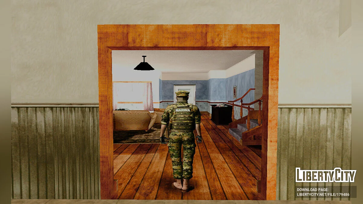 Солдат Военно-морского флота Мексики / GTA San Andreas