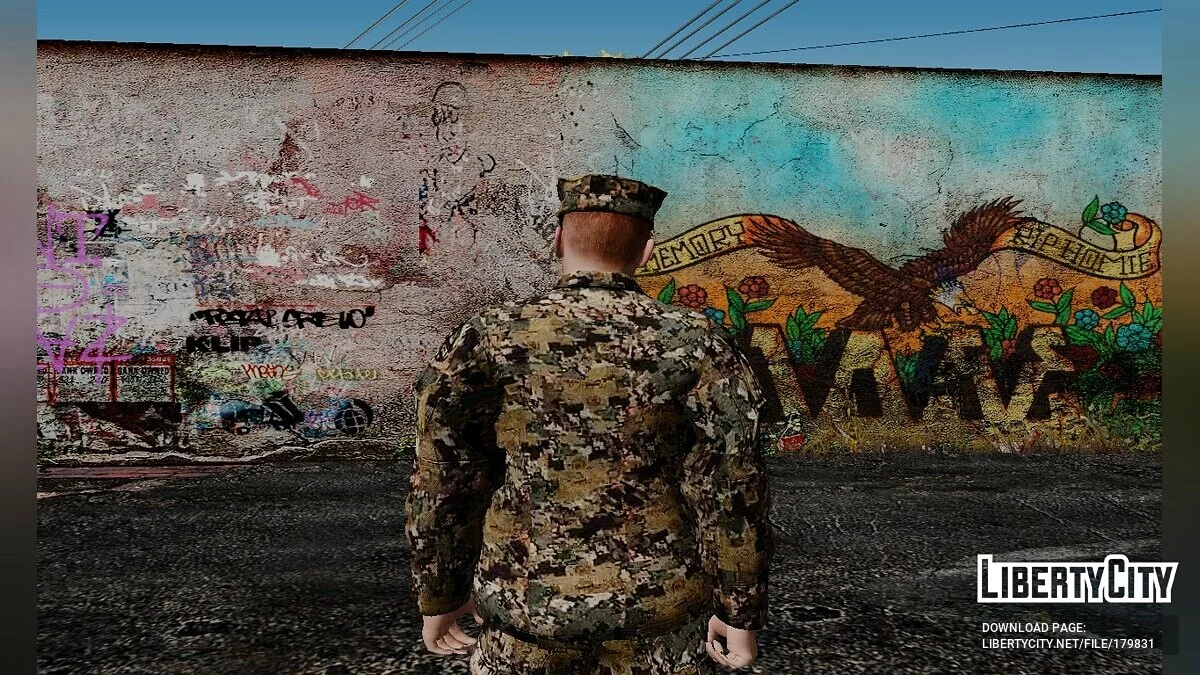 Солдаты из Военно-морского флота Мексики (Повседневная униформа) / GTA San Andreas