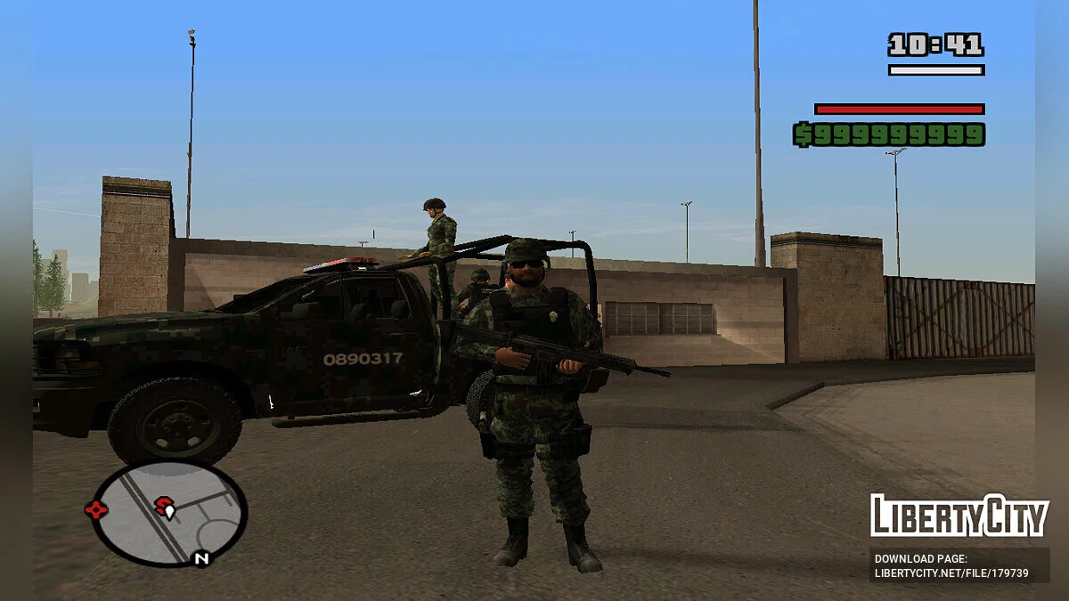Сухопутные войска Мексики / GTA San Andreas