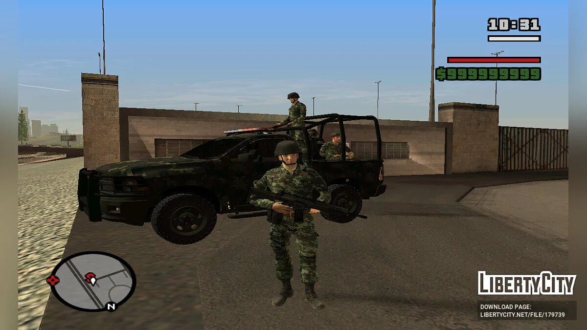 Сухопутные войска Мексики / GTA San Andreas