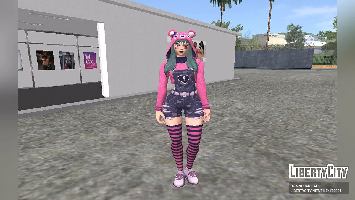 Syd из Fortnite / GTA San Andreas