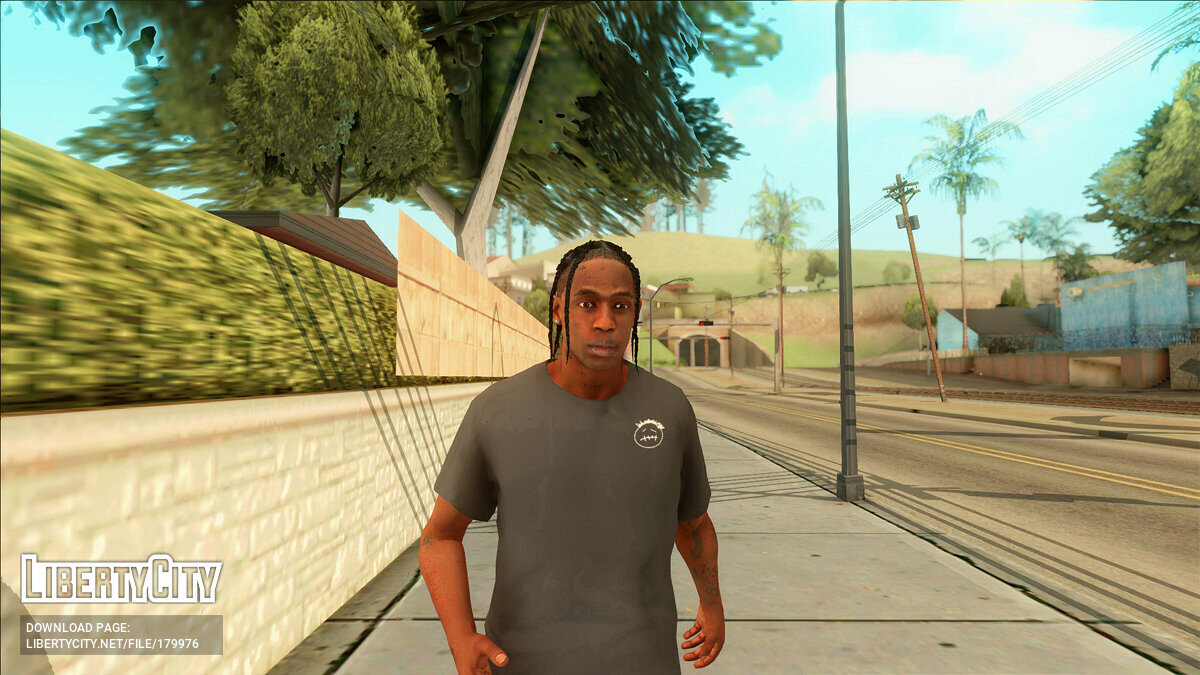 Скачать Travis Scott для GTA San Andreas