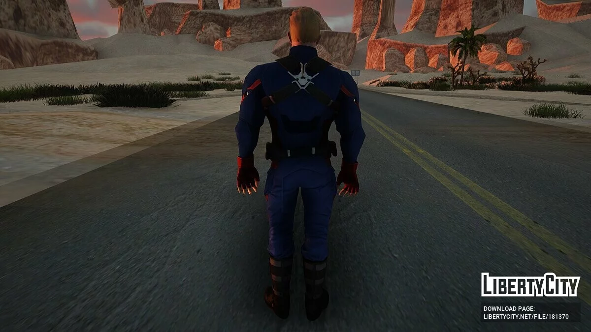Капитан Америка / GTA San Andreas