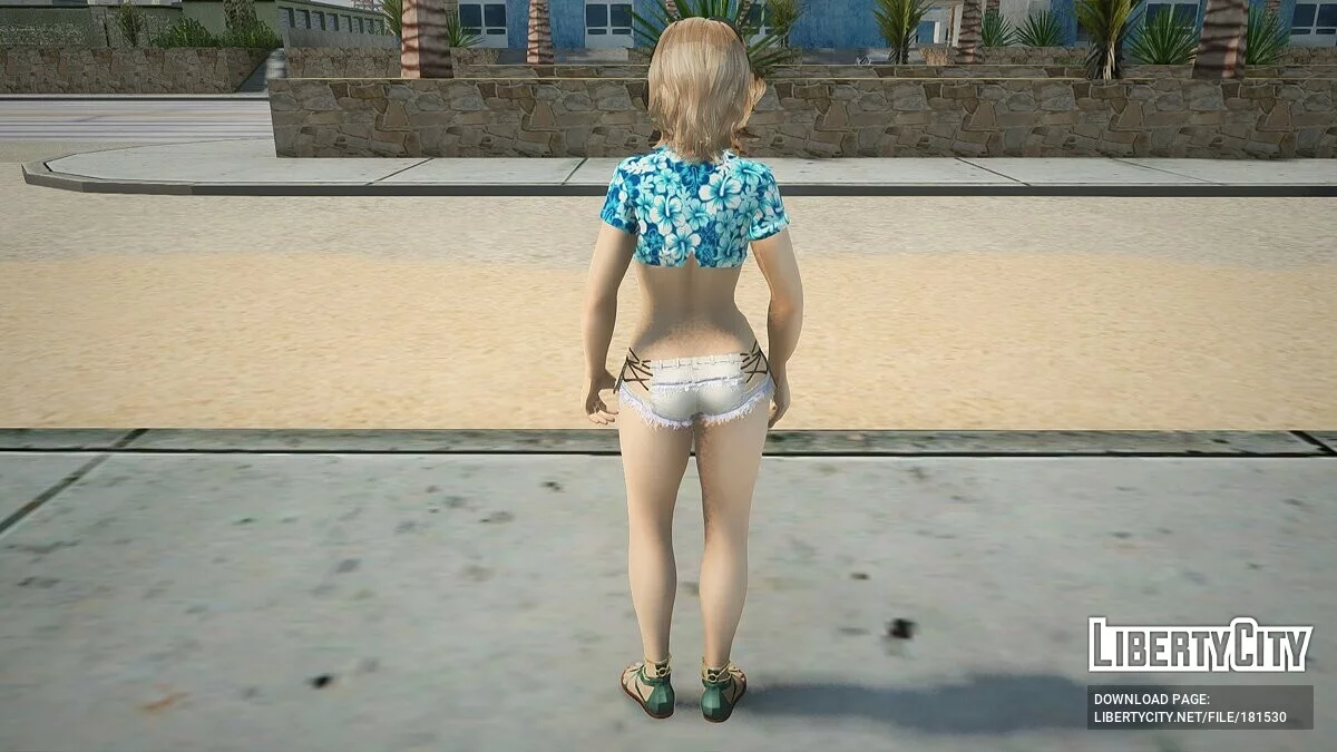 Хелена Дуглас в сексуальном наряде / GTA San Andreas