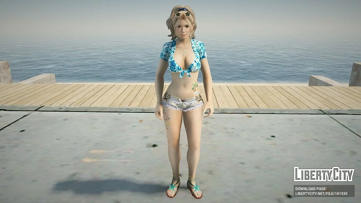 Хелена Дуглас в сексуальном наряде / GTA San Andreas