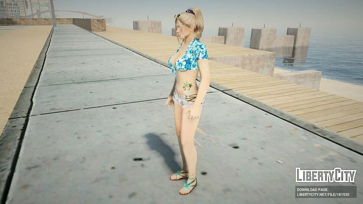 Хелена Дуглас в сексуальном наряде / GTA San Andreas