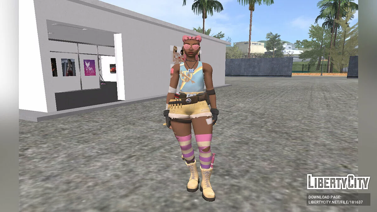 Киара 2.0 из Fortnite / GTA San Andreas
