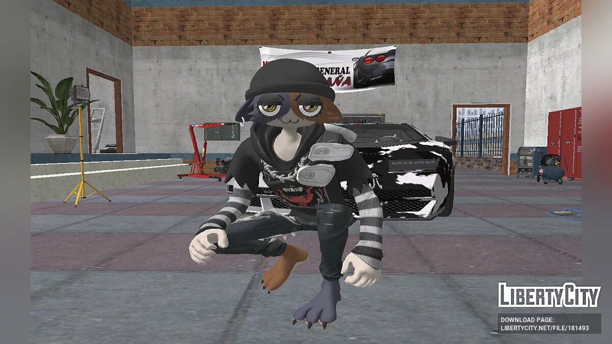 Meow Skull из Fortnite / GTA San Andreas