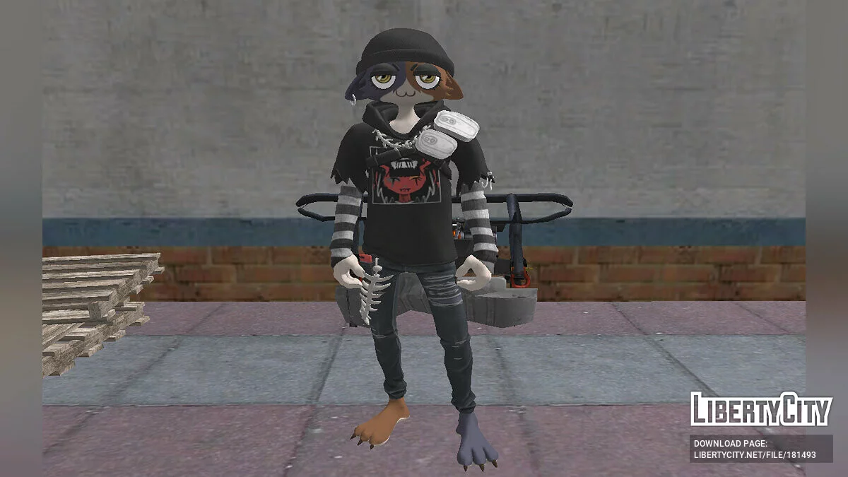 Meow Skull из Fortnite / GTA San Andreas