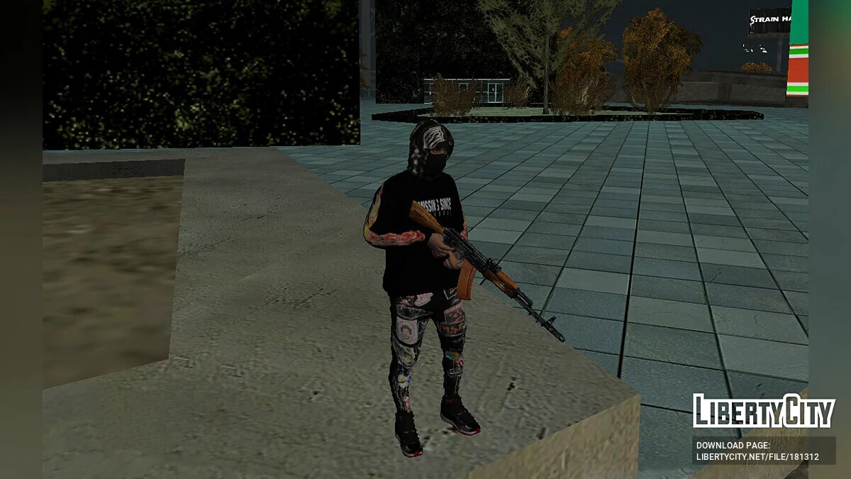 Персонаж в одежде Missing Since Thursday / GTA San Andreas