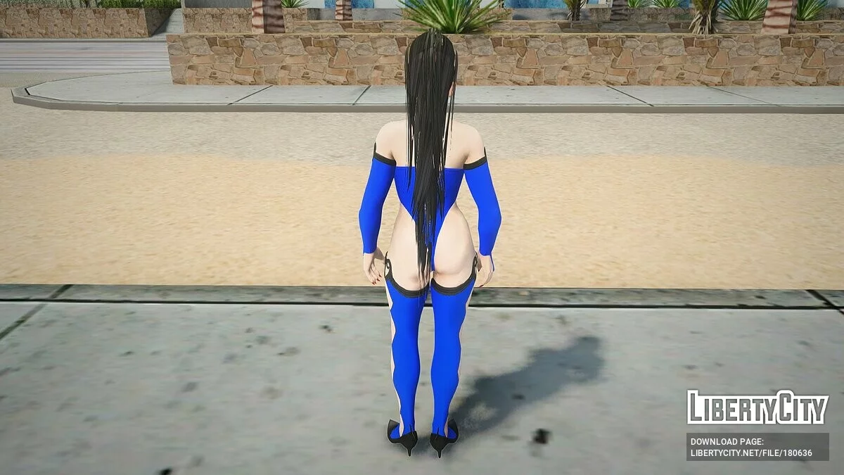 Момиджи в костюме стриптизёрши / GTA San Andreas