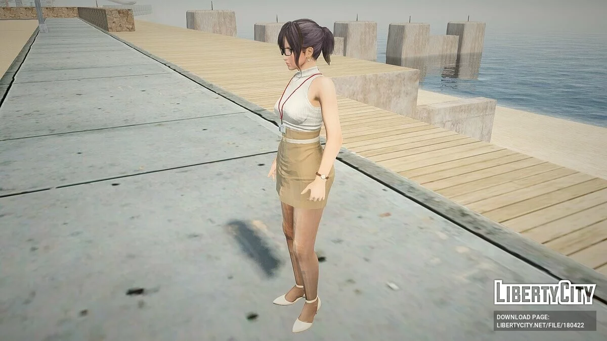 Нагиса в офисной одежде / GTA San Andreas
